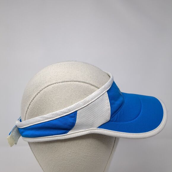 The North Face Unisex Strapback Golf Sun Visor Hat Blue Lightweight Breathable - Picture 4 of 7